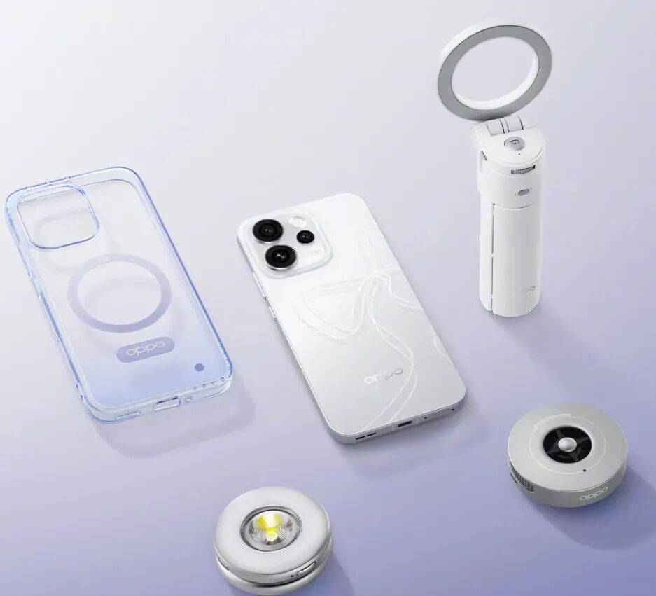 o直播套装公布：含磁吸支架自拍杆、补光灯等J9国际集团OPPO Reno15 Pr(图4)